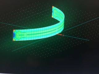 Etude de vitrages concaves et convexes pour projet immobilier à Ajaccio