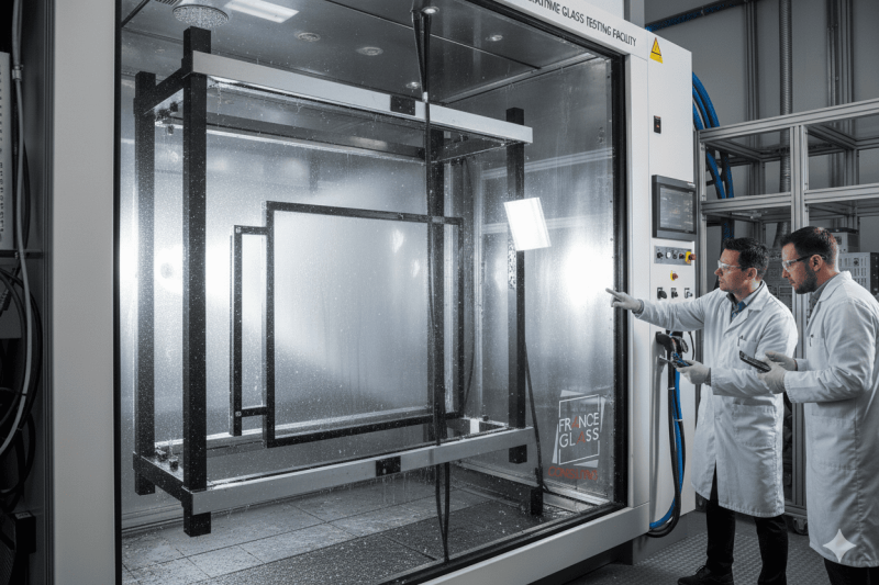 Expertise maritime: Analyse normative des vitrages trempés maritimes et du feuilletage en conditions climatiques sévères en France